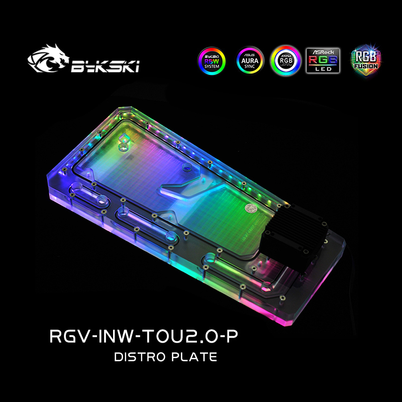 BYKSKI RGV-INW-TOU2.0-P Acryli - Distro Plate Ddc Pump Combo 评论和价格