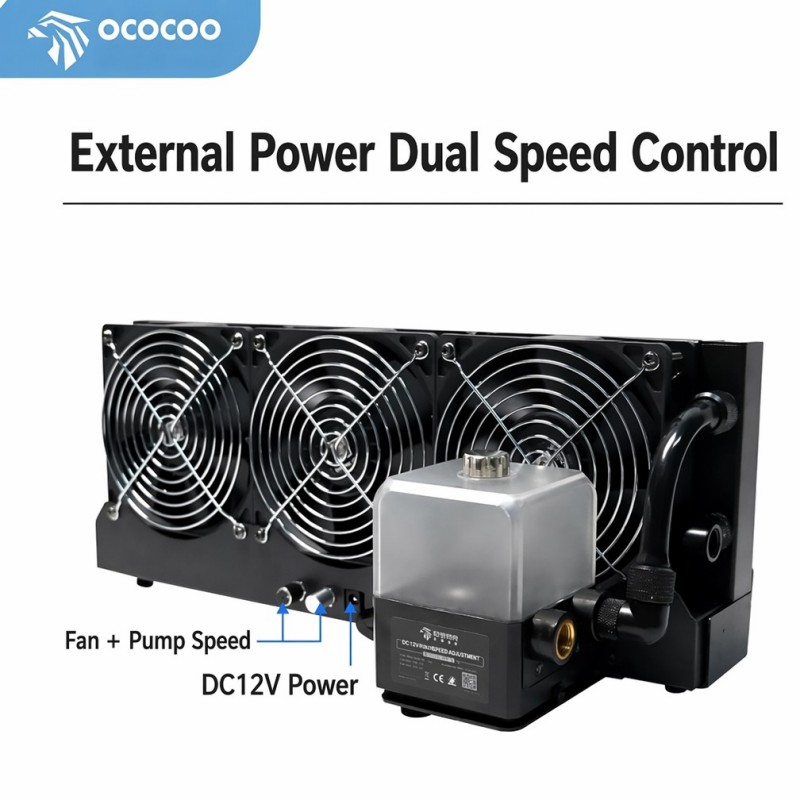 OCOCOO External  Water Cooling - External Radiator Water Cooling Kit 评论和价格